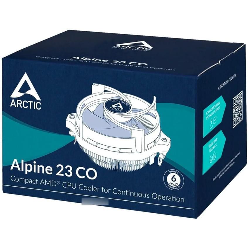 Cooler Cpu Arctic Alpine 23 C0 Amd Socket Am4 Am3 Am2 Fm1 Fm2